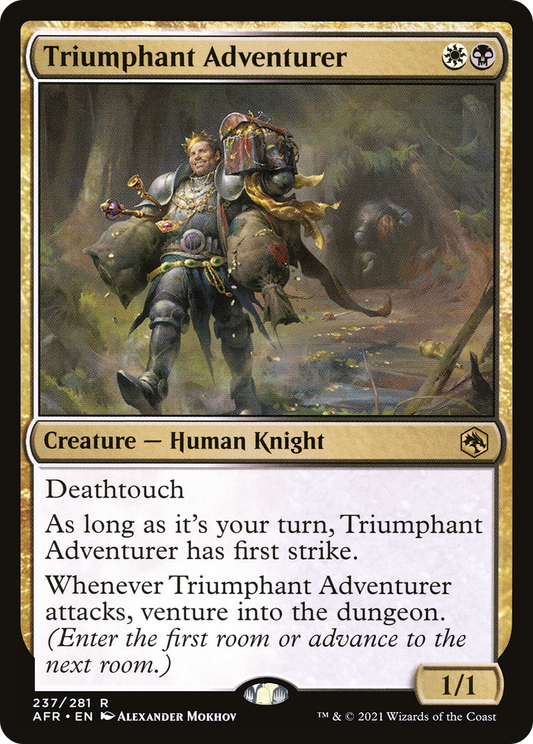 Triumphant Adventurer (AFR-237) - Adventures in the Forgotten Realms - Premium MTG Single from Wizards of the Coast - Just $0.26! Shop now at Game Crave Tournament Store