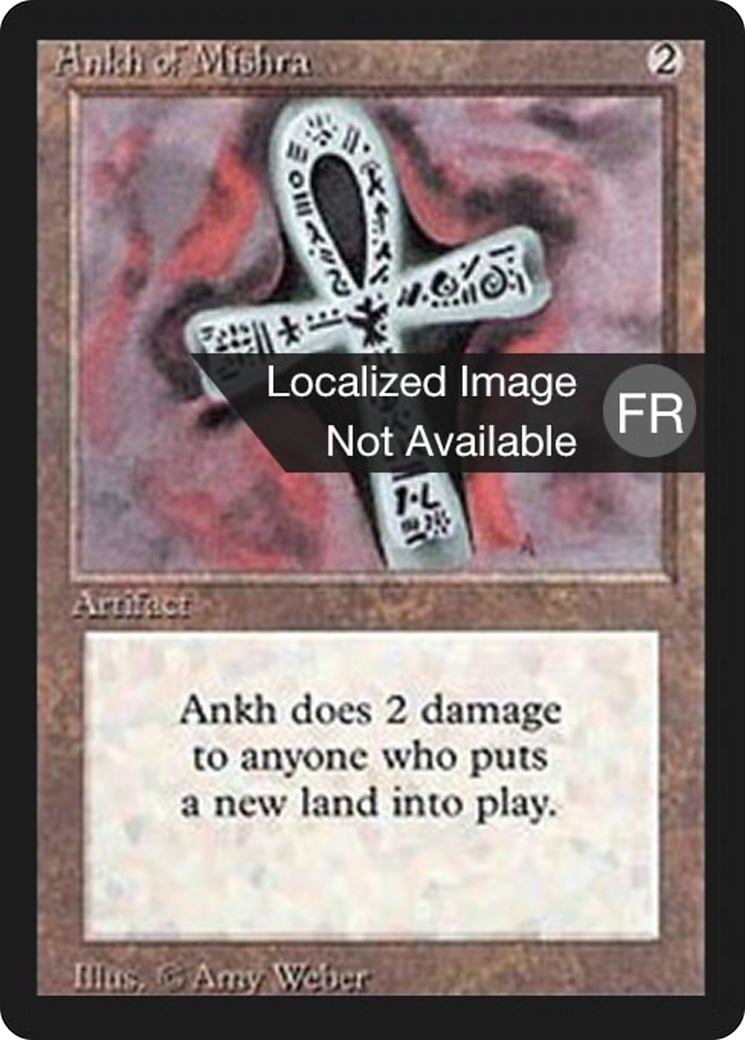 Ankh of Mishra (FBB-233) - Foreign Black Border - Premium MTG Single from Wizards of the Coast - Just $7.20! Shop now at Game Crave Tournament Store