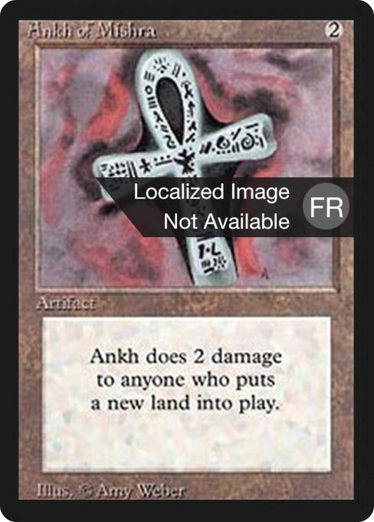 Ankh of Mishra (FBB-233) - Foreign Black Border - Premium MTG Single from Wizards of the Coast - Just $7.20! Shop now at Game Crave Tournament Store