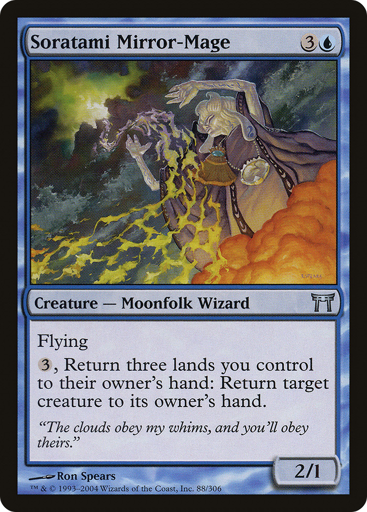 Soratami Mirror-Mage (CHK-088) - Champions of Kamigawa Foil - Premium MTG Single from Wizards of the Coast - Just $0.67! Shop now at Game Crave Tournament Store