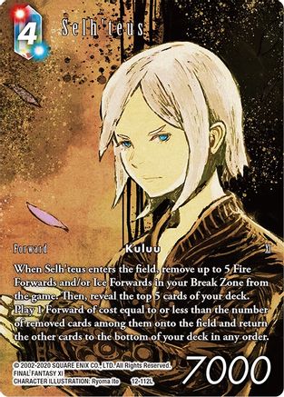 Selh'teus (Full Art) (OPUS XII) Foil - Premium Final Fantasy Single from Opus XII - Just $21.38! Shop now at Game Crave Tournament Store