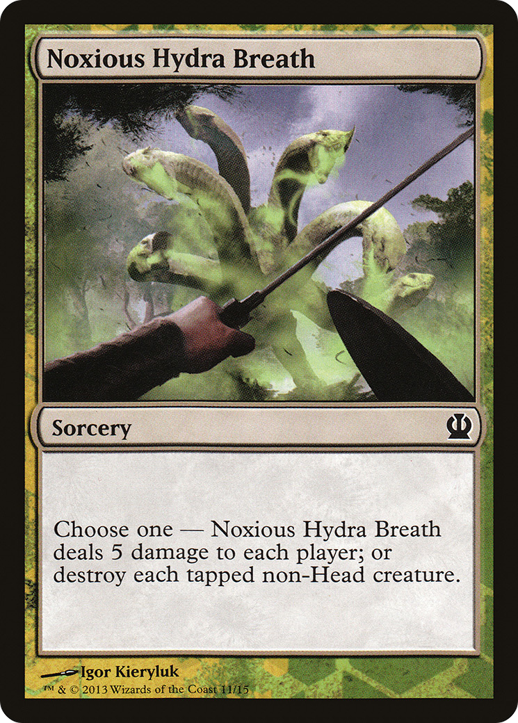 Noxious Hydra Breath (TFTH-011) - Face the Hydra - Premium MTG Single from Wizards of the Coast - Just $0.49! Shop now at Game Crave Tournament Store