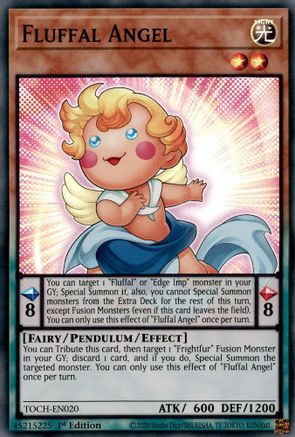 Fluffal Angel (TOCH-EN020) - Toon Chaos 1st Edition - Premium Yugioh Single from Konami - Just $0.29! Shop now at Game Crave Tournament Store