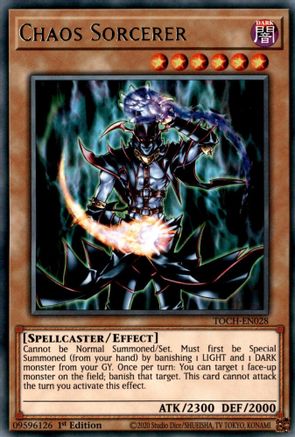 Chaos Sorcerer (TOCH-EN028) - Toon Chaos Unlimited - Premium Yugioh Single from Konami - Just $0.28! Shop now at Game Crave Tournament Store