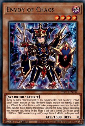 Envoy of Chaos (TOCH-EN039) - Toon Chaos Unlimited - Premium Yugioh Single from Konami - Just $0.25! Shop now at Game Crave Tournament Store