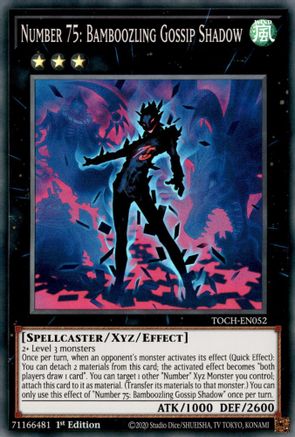 Number 75: Bamboozling Gossip Shadow (TOCH-EN052) - Toon Chaos 1st Edition - Premium Yugioh Single from Konami - Just $0.48! Shop now at Game Crave Tournament Store