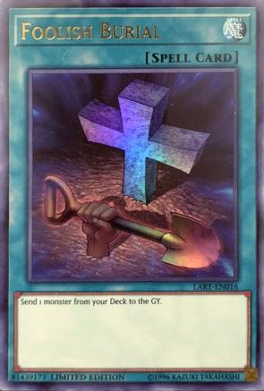 Foolish Burial (LART-EN016) - The Lost Art Promotion Limited - Premium Yugioh Single from Konami - Just $6.14! Shop now at Game Crave Tournament Store