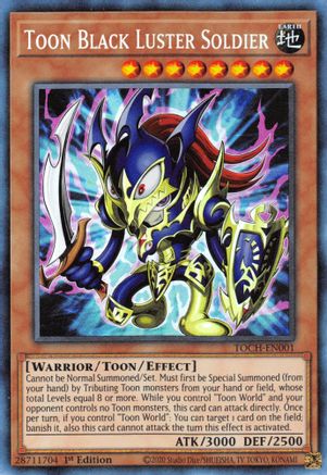 Toon Black Luster Soldier (CR) (TOCH-EN001) - Toon Chaos 1st Edition - Premium Yugioh Single from Konami - Just $63.28! Shop now at Game Crave Tournament Store