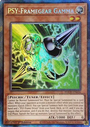 PSY-Framegear Gamma (CR) (TOCH-EN036) - Toon Chaos 1st Edition - Premium Yugioh Single from Konami - Just $53.25! Shop now at Game Crave Tournament Store