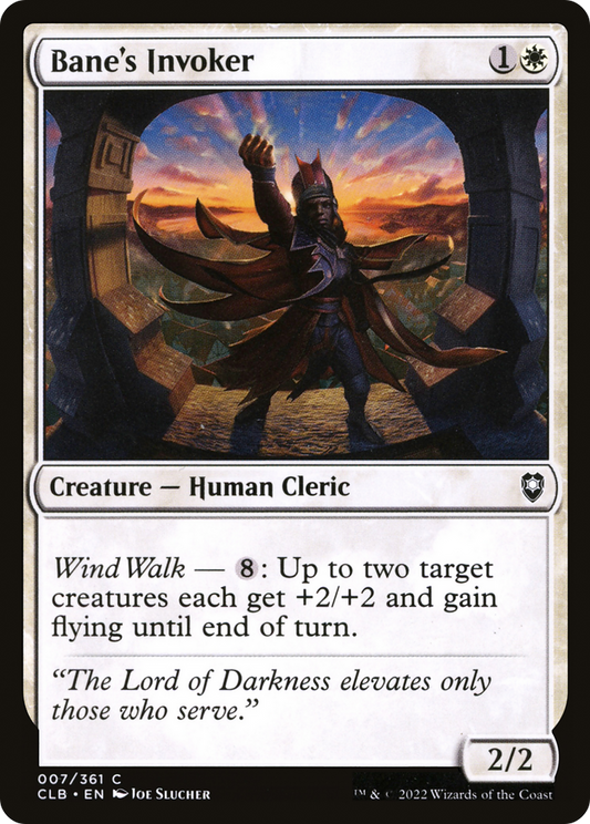 Bane's Invoker (CLB-007) - Commander Legends: Battle for Baldur's Gate Foil - Premium MTG Single from Wizards of the Coast - Just $0.08! Shop now at Game Crave Tournament Store