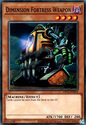 Dimension Fortress Weapon (OP13-EN015) - OTS Tournament Pack 13 Unlimited - Premium Yugioh Single from Konami - Just $0.08! Shop now at Game Crave Tournament Store