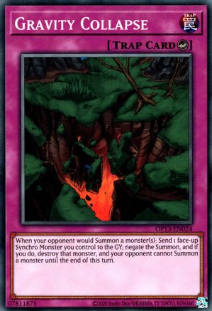 Gravity Collapse (OP13-EN024) - OTS Tournament Pack 13 Unlimited - Premium Yugioh Single from Konami - Just $0.25! Shop now at Game Crave Tournament Store