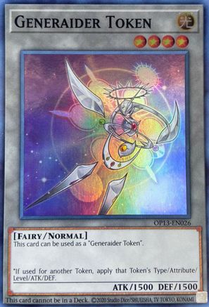 Token: Generaider (OP13-EN026) - OTS Tournament Pack 13 Unlimited - Premium Yugioh Single from Konami - Just $2.61! Shop now at Game Crave Tournament Store