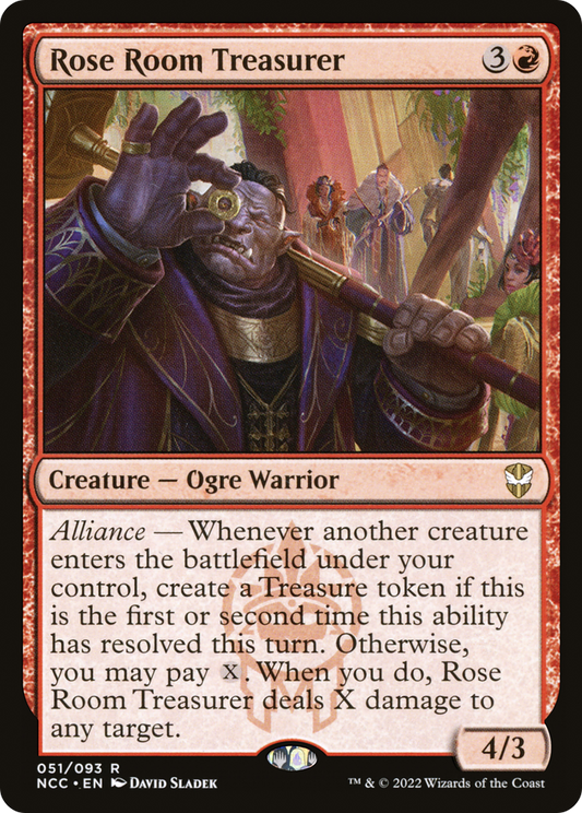 Rose Room Treasurer (NCC-051) - New Capenna Commander - Premium MTG Single from Wizards of the Coast - Just $0.25! Shop now at Game Crave Tournament Store