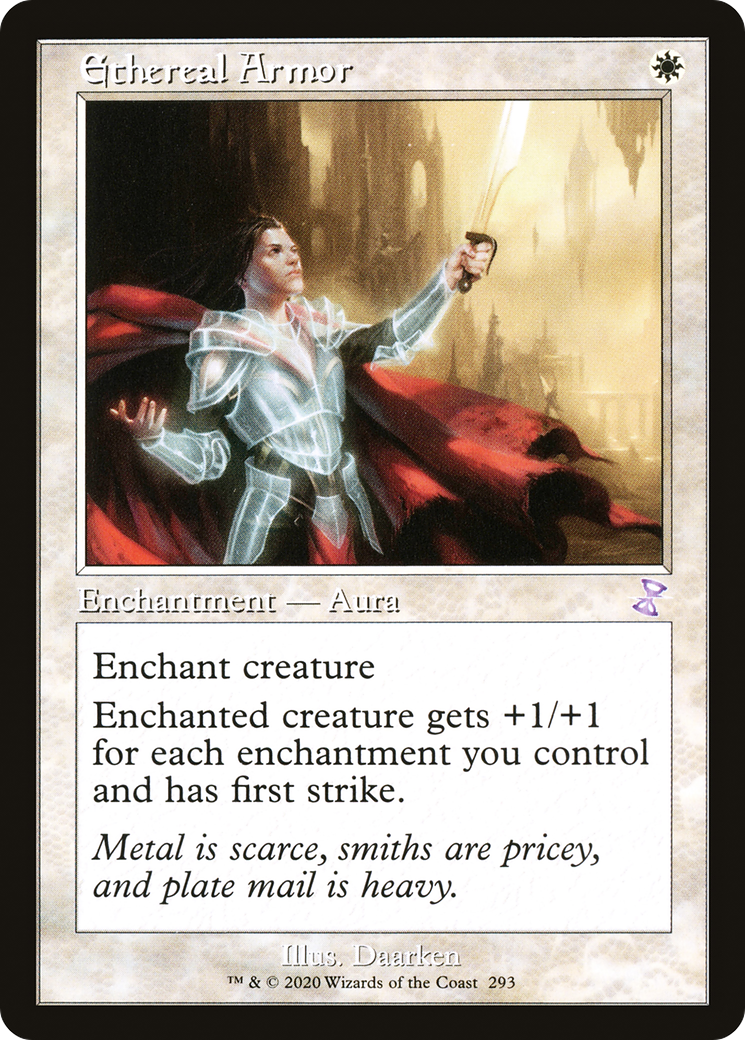 Ethereal Armor (TSR-293) - Time Spiral Remastered - Premium MTG Single from Wizards of the Coast - Just $0.19! Shop now at Game Crave Tournament Store