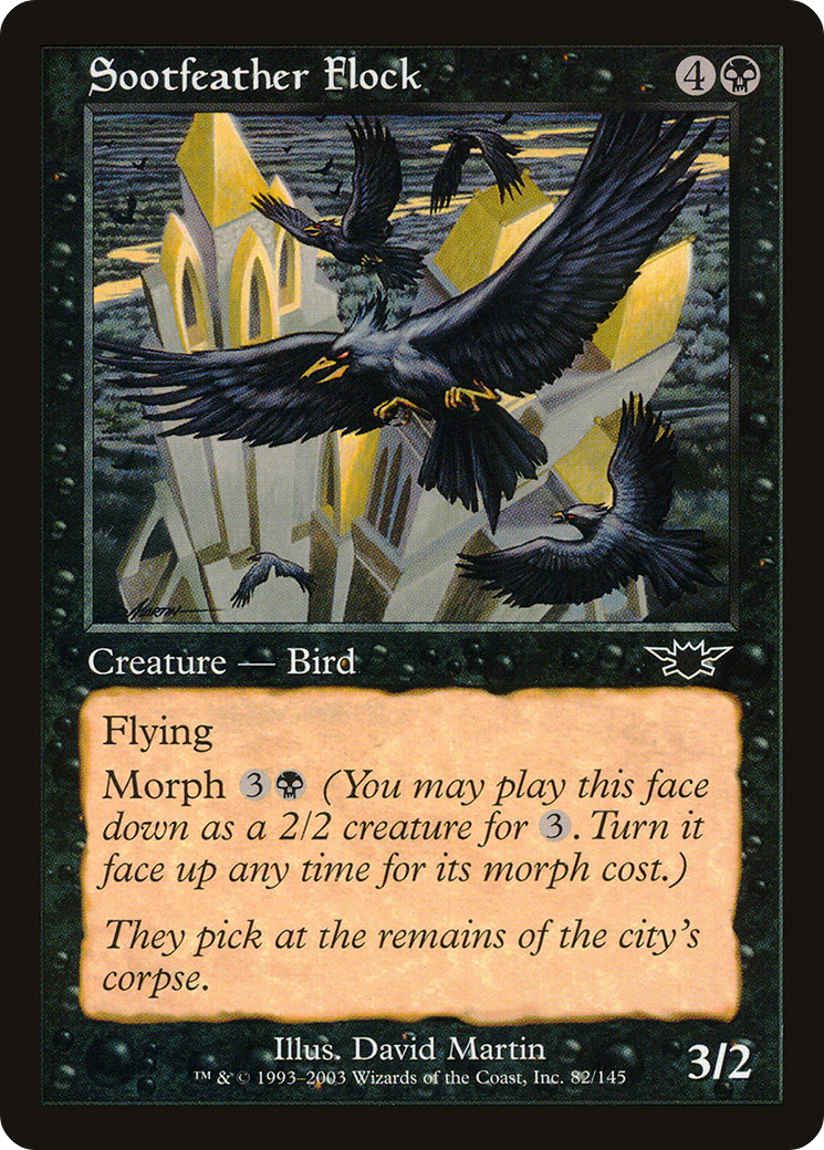 Sootfeather Flock (LGN-082) - Legions - Premium MTG Single from Wizards of the Coast - Just $0.08! Shop now at Game Crave Tournament Store