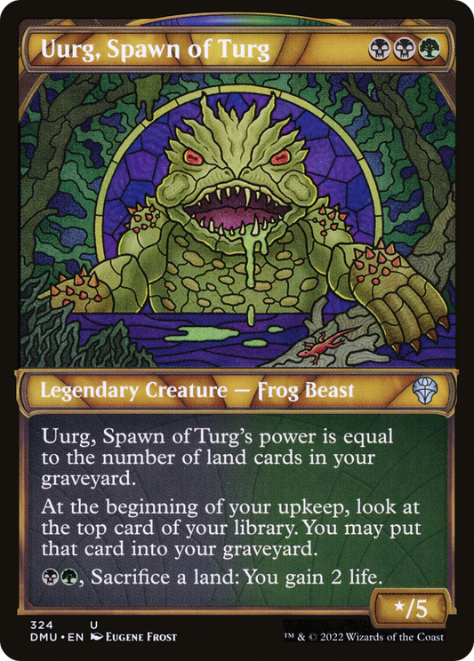 Uurg, Spawn of Turg (DMU-324) - Dominaria United: (Showcase) - Premium MTG Single from Wizards of the Coast - Just $0.08! Shop now at Game Crave Tournament Store