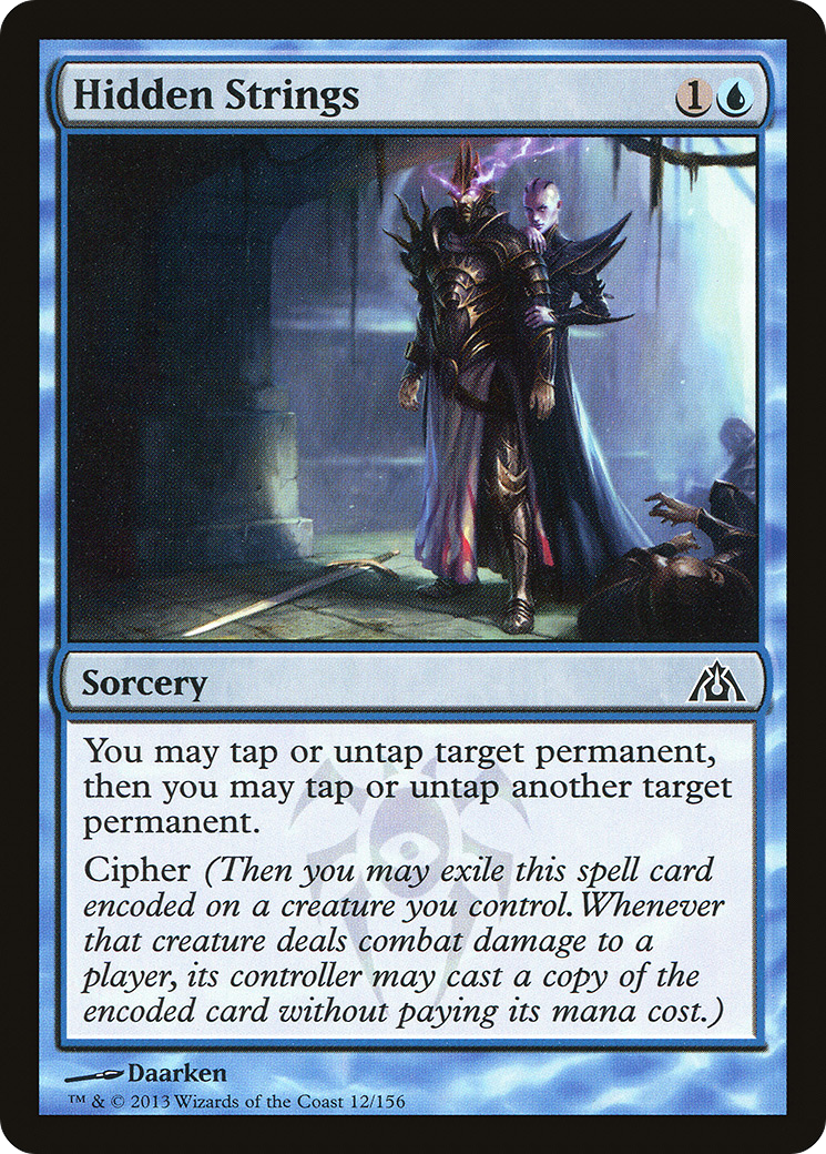 Hidden Strings (DGM-012) - Dragon's Maze Foil - Premium MTG Single from Wizards of the Coast - Just $5.12! Shop now at Game Crave Tournament Store