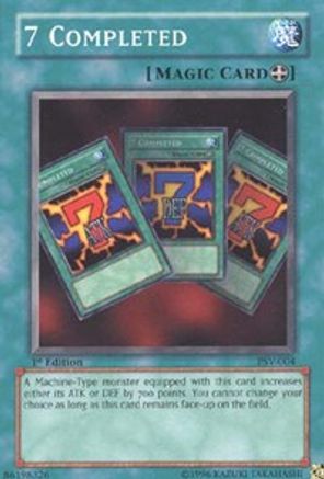 7 Completed (PSV-004) - Pharaoh's Servant Unlimited - Premium Yugioh Single from Konami - Just $0.08! Shop now at Game Crave Tournament Store