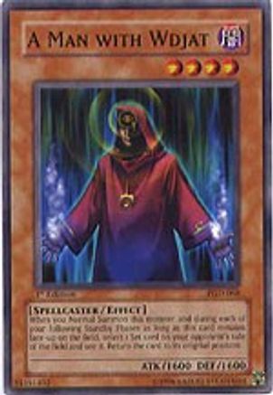 A Man with Wdjat (PGD-068) - Pharaonic Guardian Unlimited - Premium Yugioh Single from Konami - Just $0.25! Shop now at Game Crave Tournament Store