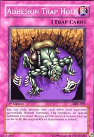 Adhesion Trap Hole (MFC-050) - Magician's Force 1st Edition - Premium Yugioh Single from Konami - Just $0.46! Shop now at Game Crave Tournament Store