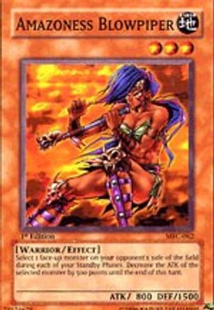 Amazoness Blowpiper (MFC-062) - Magician's Force 1st Edition - Premium Yugioh Single from Konami - Just $0.12! Shop now at Game Crave Tournament Store