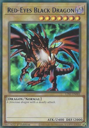 Red-Eyes Black Dragon (Blue) (LDS1-EN001) - Legendary Duelists: Season 1 1st Edition - Premium Yugioh Single from Konami - Just $1.22! Shop now at Game Crave Tournament Store