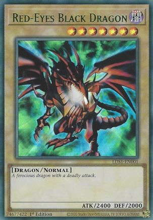 Red-Eyes Black Dragon (Green) (LDS1-EN001) - Legendary Duelists: Season 1 1st Edition - Premium Yugioh Single from Konami - Just $0.84! Shop now at Game Crave Tournament Store