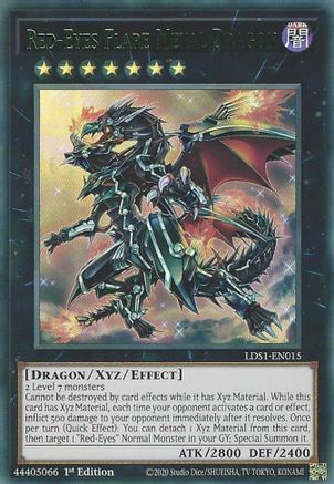 Red-Eyes Flare Metal Dragon (Green) (LDS1-EN015) - Legendary Duelists: Season 1 1st Edition - Premium Yugioh Single from Konami - Just $0.70! Shop now at Game Crave Tournament Store
