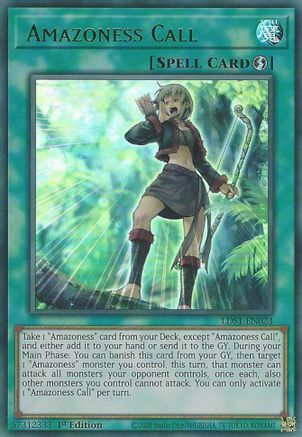 Amazoness Call (Green) (LDS1-EN024) - Legendary Duelists: Season 1 1st Edition - Premium Yugioh Single from Konami - Just $0.31! Shop now at Game Crave Tournament Store