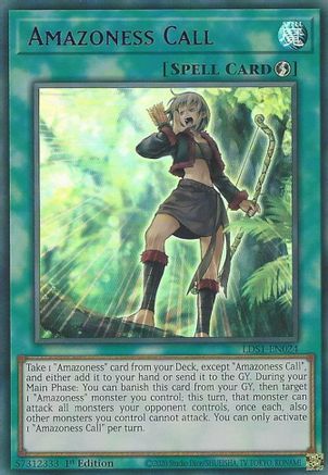 Amazoness Call (Purple) (LDS1-EN024) - Legendary Duelists: Season 1 1st Edition - Premium Yugioh Single from Konami - Just $0.40! Shop now at Game Crave Tournament Store