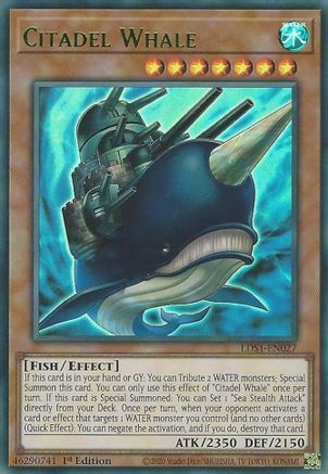 Citadel Whale (Green) (LDS1-EN027) - Legendary Duelists: Season 1 1st Edition - Premium Yugioh Single from Konami - Just $0.08! Shop now at Game Crave Tournament Store