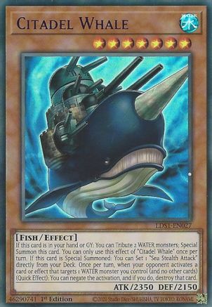 Citadel Whale (Purple) (LDS1-EN027) - Legendary Duelists: Season 1 1st Edition - Premium Yugioh Single from Konami - Just $0.23! Shop now at Game Crave Tournament Store