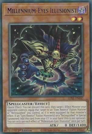 Millennium-Eyes Illusionist (Purple) (LDS1-EN045) - Legendary Duelists: Season 1 1st Edition - Premium Yugioh Single from Konami - Just $1.08! Shop now at Game Crave Tournament Store
