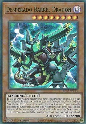Desperado Barrel Dragon (Green) (LDS1-EN076) - Legendary Duelists: Season 1 1st Edition - Premium Yugioh Single from Konami - Just $0.25! Shop now at Game Crave Tournament Store