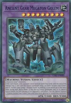 Ancient Gear Megaton Golem (Blue) (LDS1-EN088) - Legendary Duelists: Season 1 1st Edition - Premium Yugioh Single from Konami - Just $1.37! Shop now at Game Crave Tournament Store
