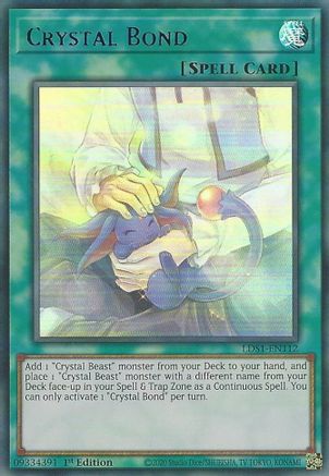 Crystal Bond (Blue) (LDS1-EN112) - Legendary Duelists: Season 1 1st Edition - Premium Yugioh Single from Konami - Just $0.25! Shop now at Game Crave Tournament Store