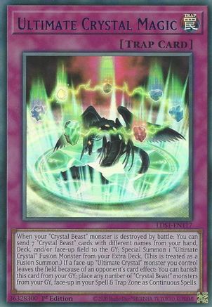 Ultimate Crystal Magic (Blue) (LDS1-EN117) - Legendary Duelists: Season 1 1st Edition - Premium Yugioh Single from Konami - Just $0.26! Shop now at Game Crave Tournament Store