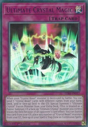 Ultimate Crystal Magic (Purple) (LDS1-EN117) - Legendary Duelists: Season 1 1st Edition - Premium Yugioh Single from Konami - Just $0.25! Shop now at Game Crave Tournament Store
