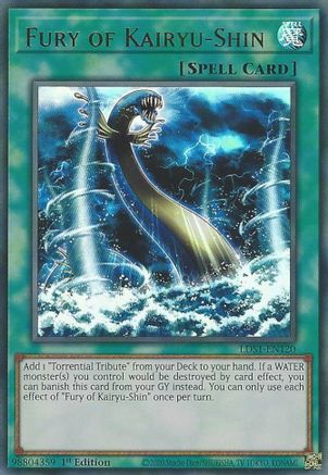 Fury of Kairyu-Shin (LDS1-EN120) - Legendary Duelists: Season 1 1st Edition - Premium Yugioh Single from Konami - Just $0.25! Shop now at Game Crave Tournament Store