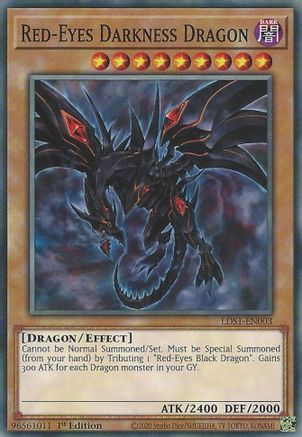 Red-Eyes Darkness Dragon (LDS1-EN003) - Legendary Duelists: Season 1 1st Edition - Premium Yugioh Single from Konami - Just $0.25! Shop now at Game Crave Tournament Store