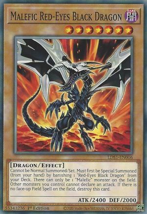 Malefic Red-Eyes Black Dragon (LDS1-EN006) - Legendary Duelists: Season 1 1st Edition - Premium Yugioh Single from Konami - Just $0.26! Shop now at Game Crave Tournament Store