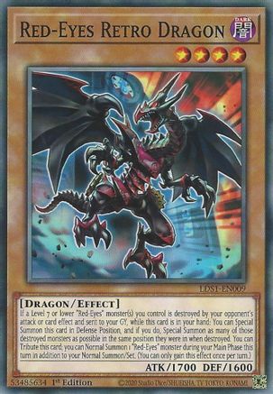 Red-Eyes Retro Dragon (LDS1-EN009) - Legendary Duelists: Season 1 1st Edition - Premium Yugioh Single from Konami - Just $0.28! Shop now at Game Crave Tournament Store