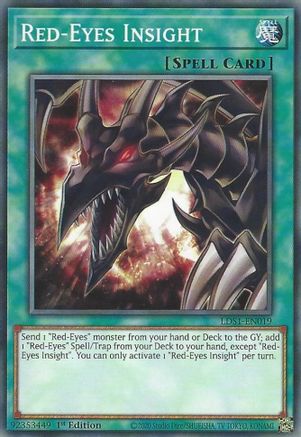 Red-Eyes Insight (LDS1-EN019) - Legendary Duelists: Season 1 1st Edition - Premium Yugioh Single from Konami - Just $1.88! Shop now at Game Crave Tournament Store