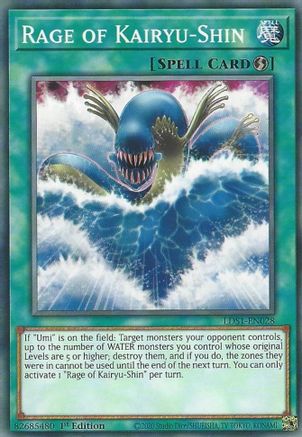 Rage of Kairyu-Shin (LDS1-EN028) - Legendary Duelists: Season 1 1st Edition - Premium Yugioh Single from Konami - Just $0.25! Shop now at Game Crave Tournament Store