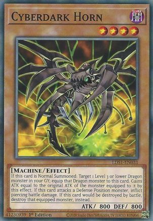 Cyberdark Horn (LDS1-EN031) - Legendary Duelists: Season 1 1st Edition - Premium Yugioh Single from Konami - Just $0.08! Shop now at Game Crave Tournament Store