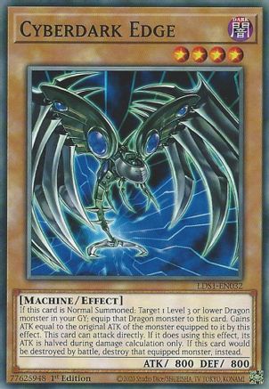 Cyberdark Edge (LDS1-EN032) - Legendary Duelists: Season 1 1st Edition - Premium Yugioh Single from Konami - Just $0.25! Shop now at Game Crave Tournament Store