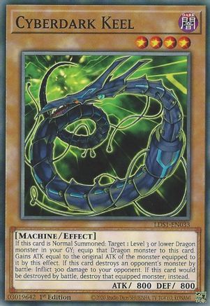 Cyberdark Keel (LDS1-EN033) - Legendary Duelists: Season 1 1st Edition - Premium Yugioh Single from Konami - Just $0.08! Shop now at Game Crave Tournament Store