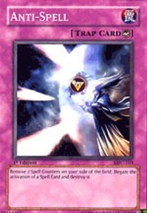 Anti-Spell (MFC-103) - Magician's Force 1st Edition - Premium Yugioh Single from Konami - Just $0.47! Shop now at Game Crave Tournament Store