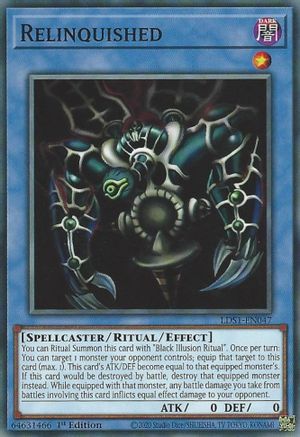 Relinquished (LDS1-EN047) - Legendary Duelists: Season 1 1st Edition - Premium Yugioh Single from Konami - Just $0.47! Shop now at Game Crave Tournament Store